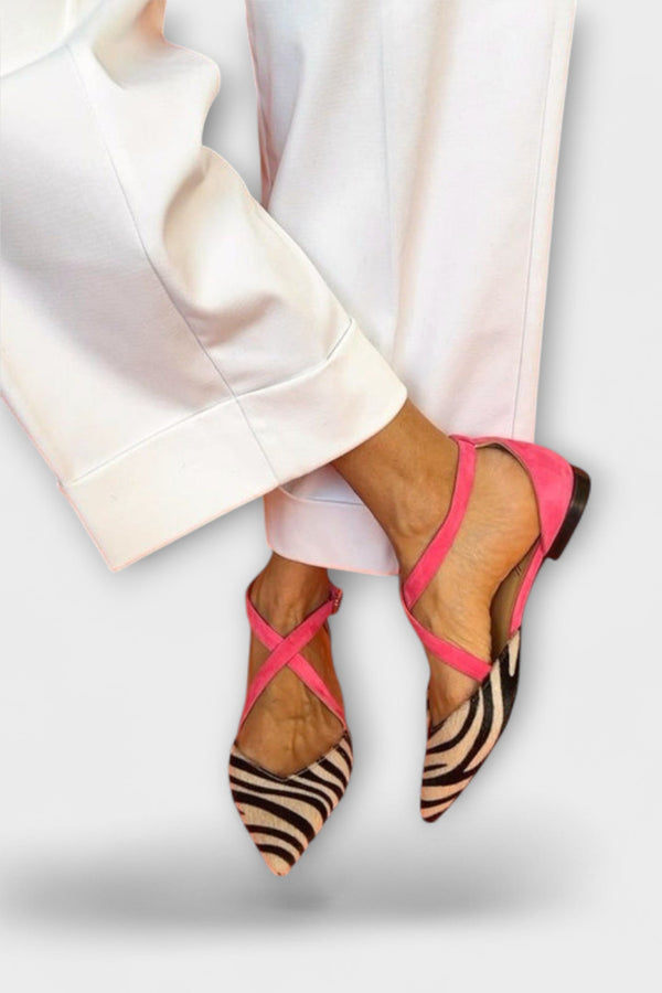 Zarella – Růžové Zebra Flats
