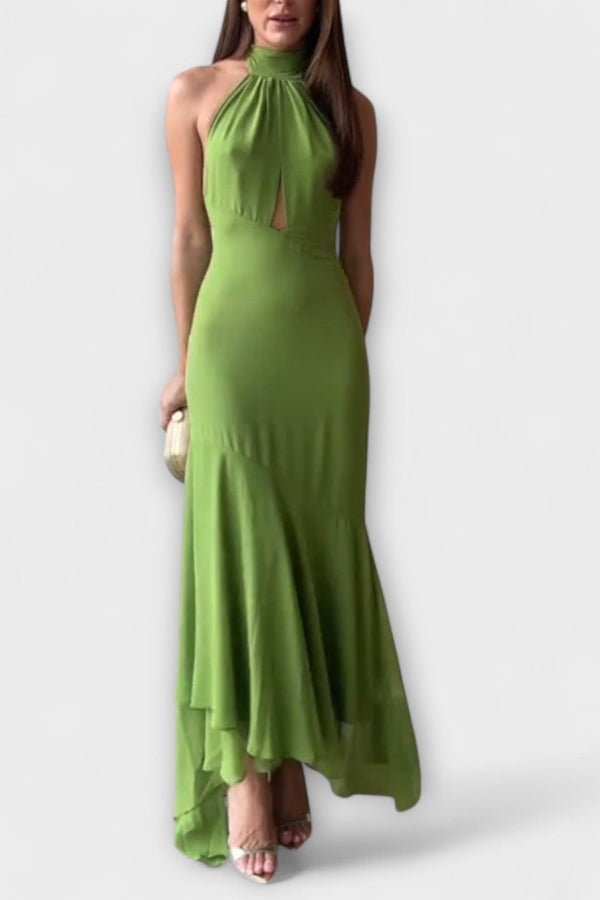 Elodie - Elegantní asymetrické maxi šaty