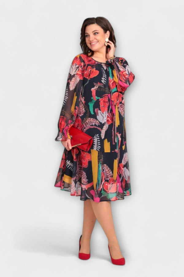 Caroline - Elegantní šaty pro plnoštíhlé pro maximální pohodlí