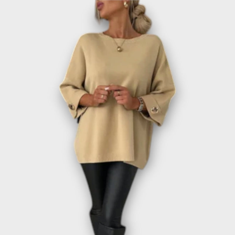 Isabella - Elegantní Pletená Blůza
