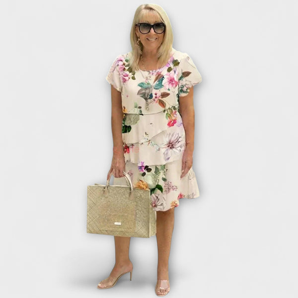 Lillian - Květinové Elegantní Šaty
