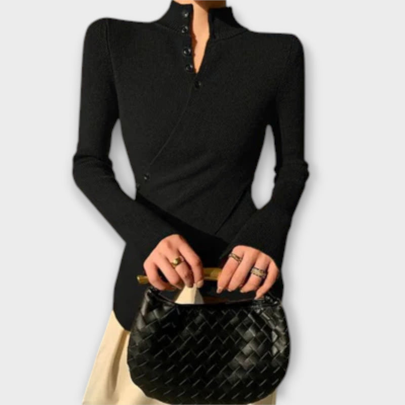 Michiko – Elegantní pletený svetr z bavlny