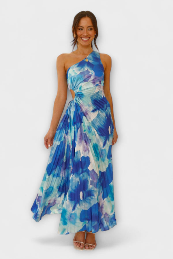 Sienna - Elegantní Maxi Šaty s Výřezem