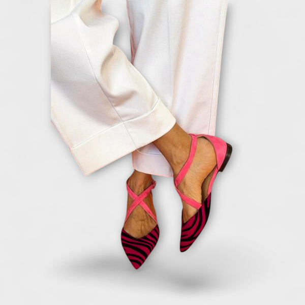 Zarella – Růžové Zebra Flats