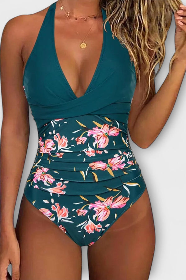 Florencie - Elegantní Plavky pro Ženy s V-výstřihem