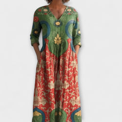 Angelina - Letní boho midi šaty