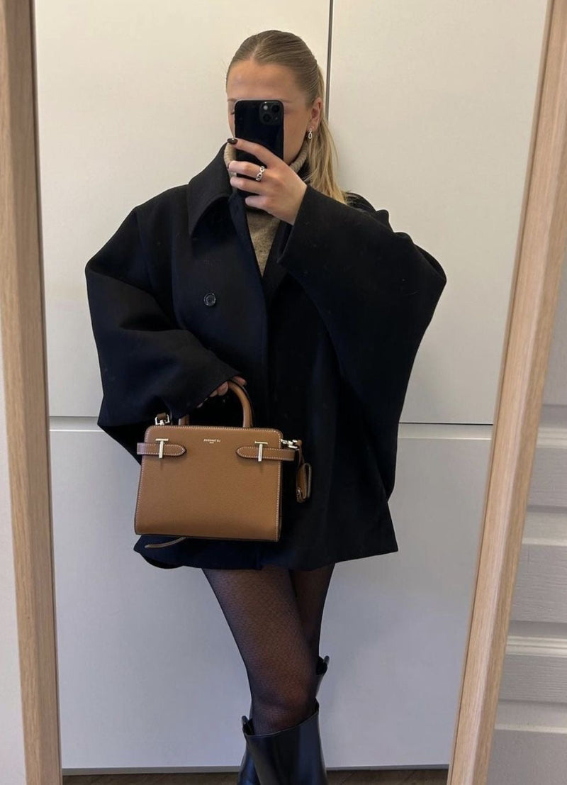 Noa - Stylový vlněný kabát pro teplé nošení