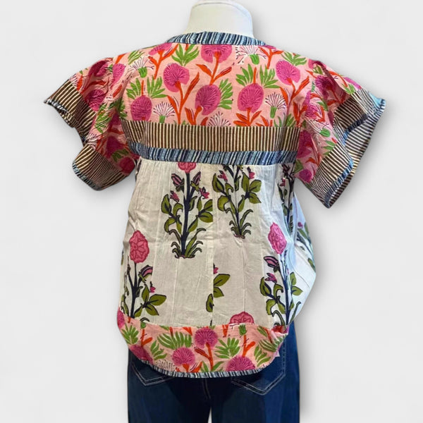 Uriella – Bohemian Vyšívaný Top