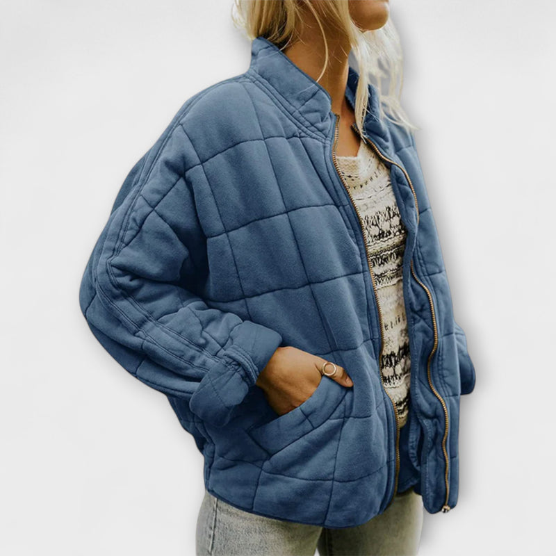 Josiane - Elegantní Oversized Prošívaná Bunda