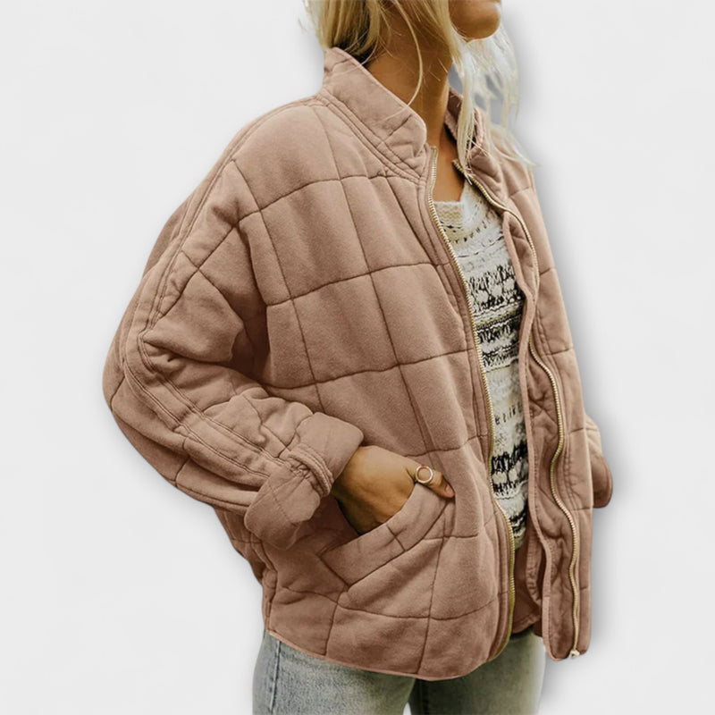 Josiane - Elegantní Oversized Prošívaná Bunda