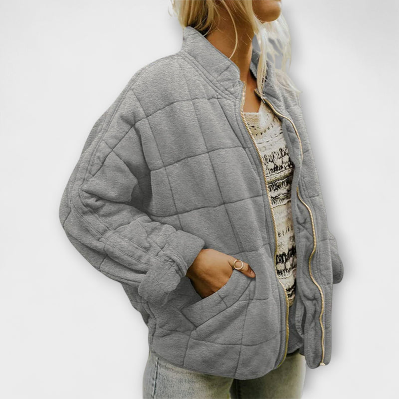 Josiane - Elegantní Oversized Prošívaná Bunda