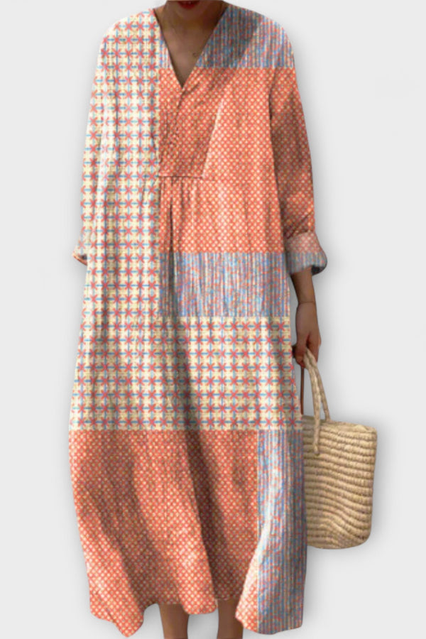 Bethany - Elegantní šaty s geometrickým designem