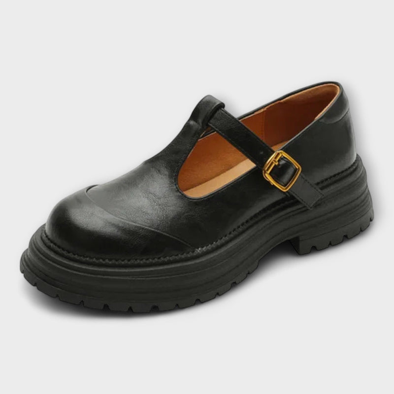 Mary Janes - Elegantní Kožené Boty