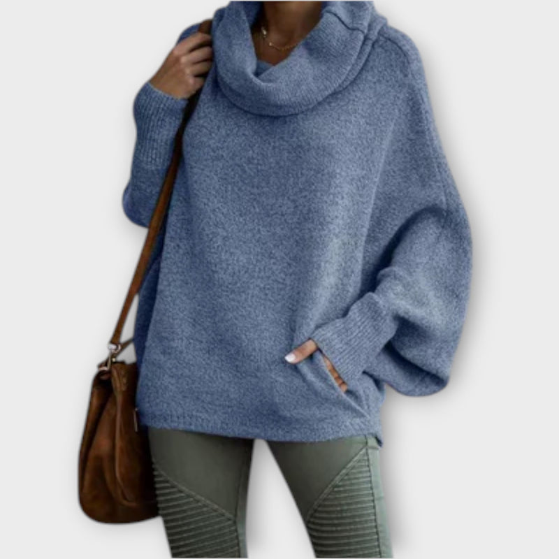 Ulrike - Elegantní dámský svetr v želvovinovém designu