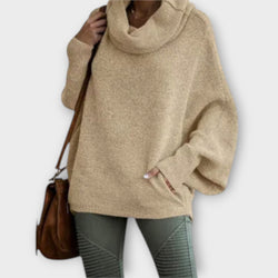 Ulrike - Elegantní dámský svetr v želvovinovém designu