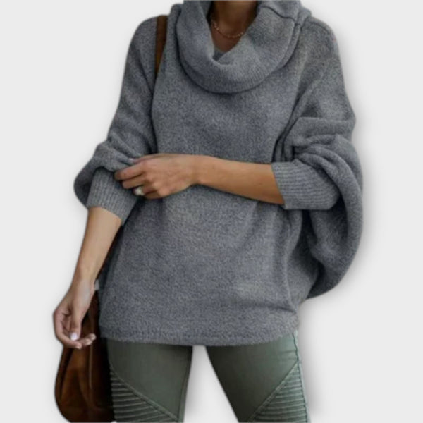 Ulrike - Elegantní dámský svetr v želvovinovém designu