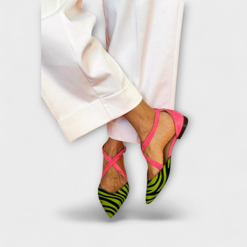 Zarella – Růžové Zebra Flats