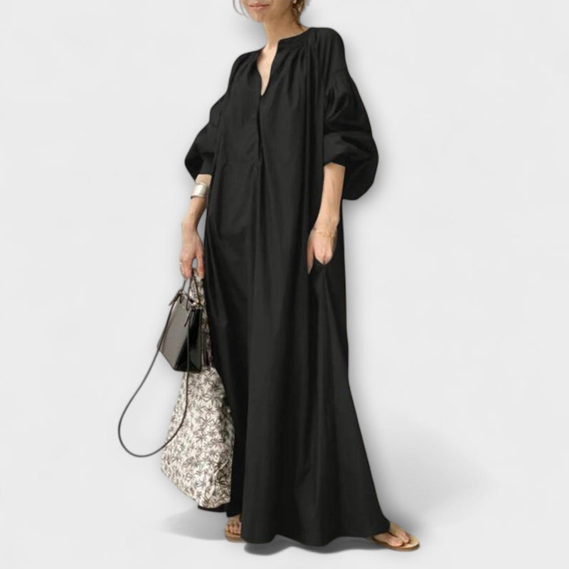 Gerhilde – Elegantní Midi Šaty