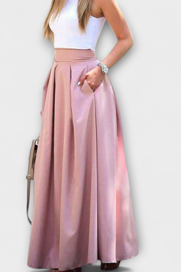Tzafira – Elegantní Maxi Sukně s Vysokým Pasem