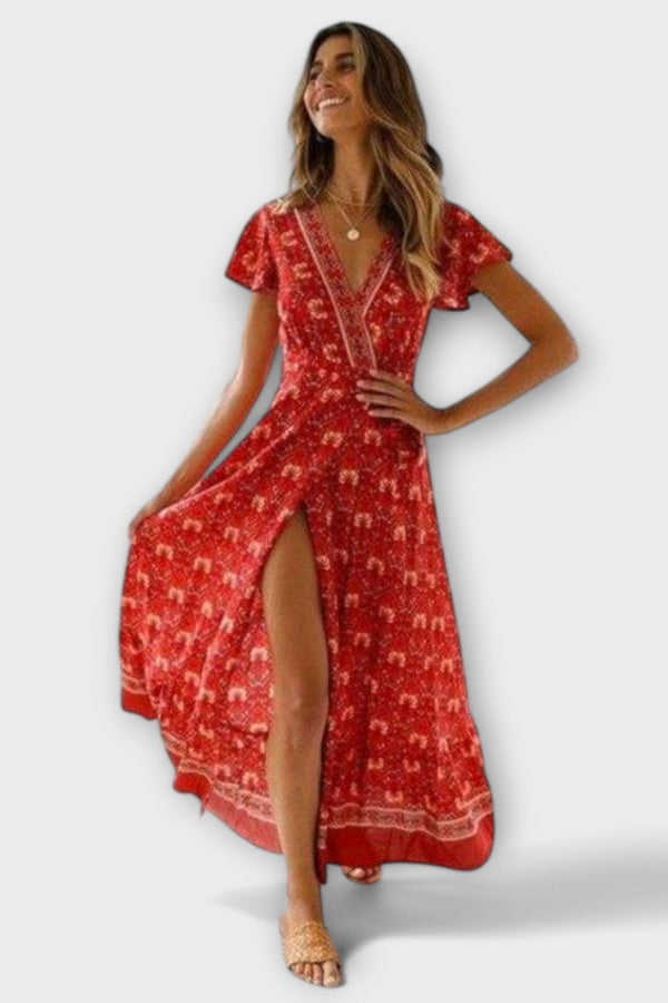 Briony - Boho Midi Šaty