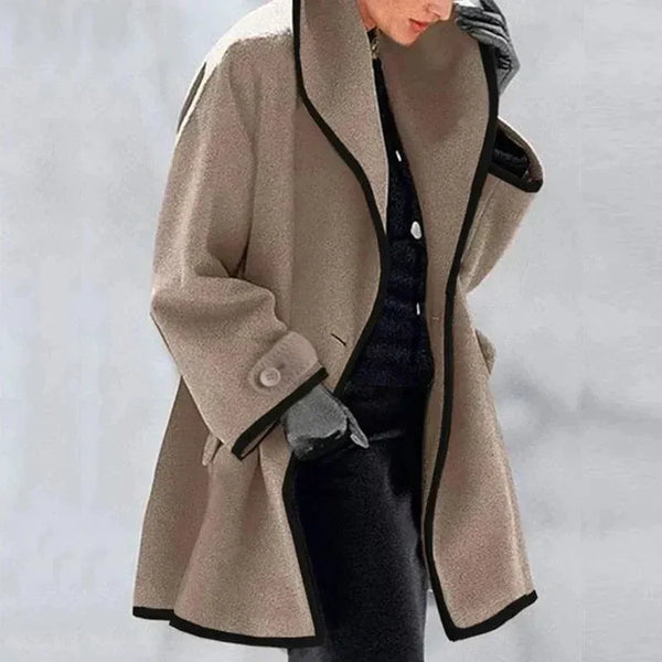 Alexa - Stylový kabát s lanýžovým vzorem