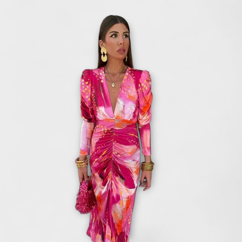 Livia - Elegantní Dlouhé Šaty