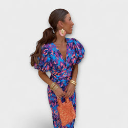 Emanuela - Colorful Midi Dress