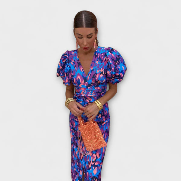 Emanuela - Colorful Midi Dress