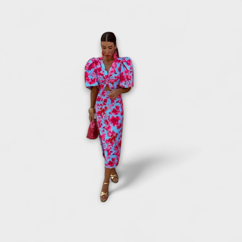 Emanuela - Colorful Midi Dress