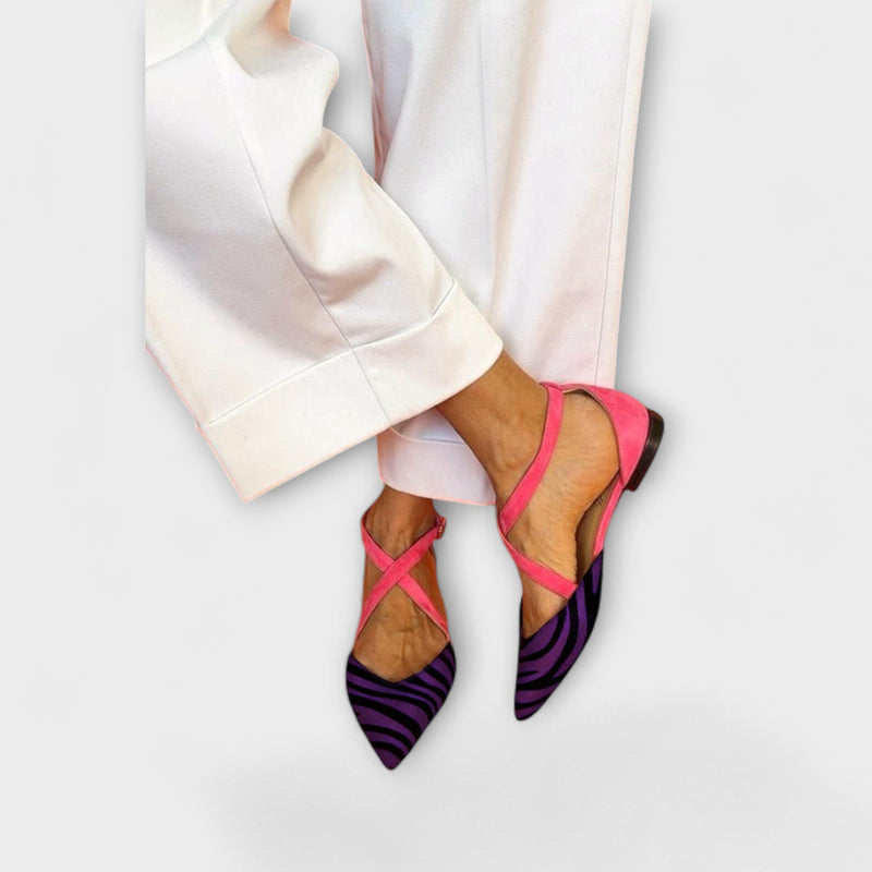 Zarella – Růžové Zebra Flats
