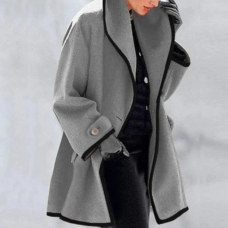 Alexa - Stylový kabát s lanýžovým vzorem