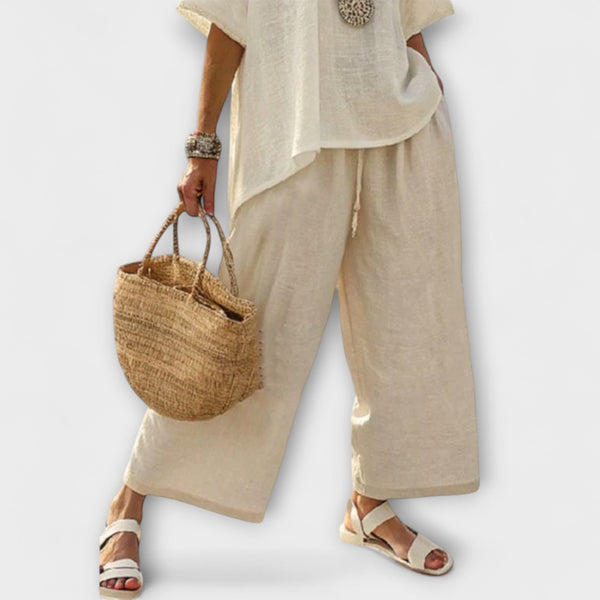 Julia - Oversized Blouse and Wide-Leg Trousers