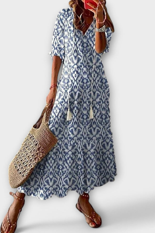 Bettina - Boho Maxi Šaty
