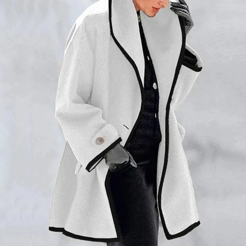 Alexa - Stylový kabát s lanýžovým vzorem